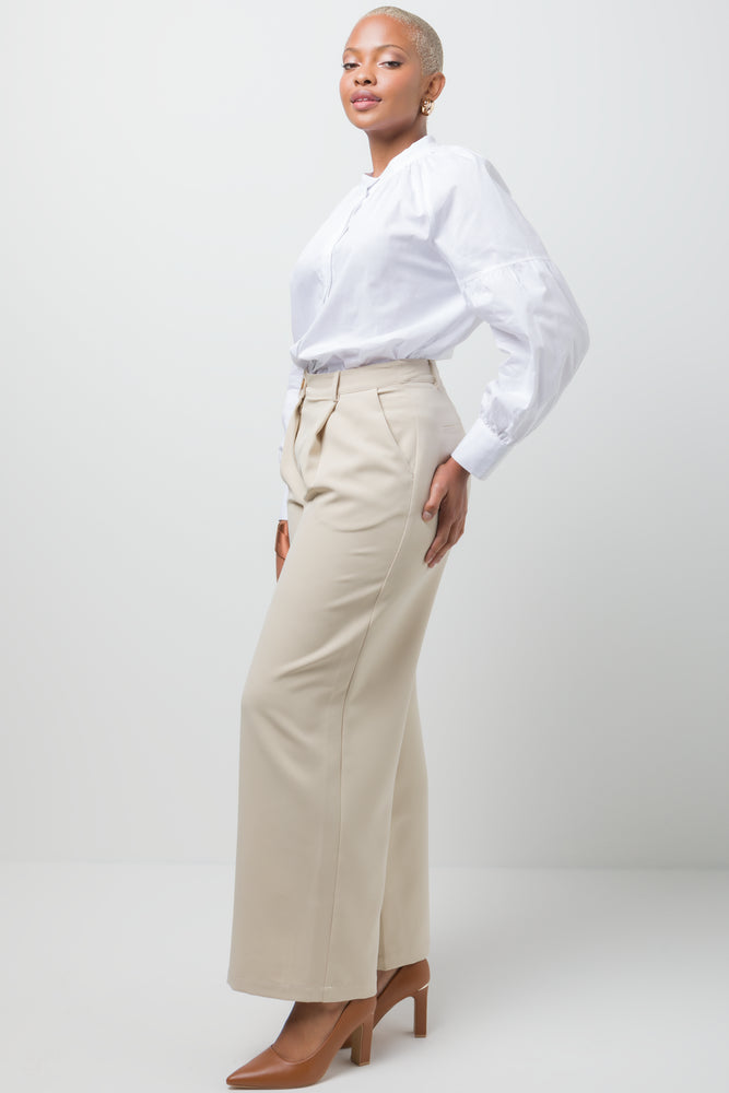 Wide Leg Pants Natural (2)