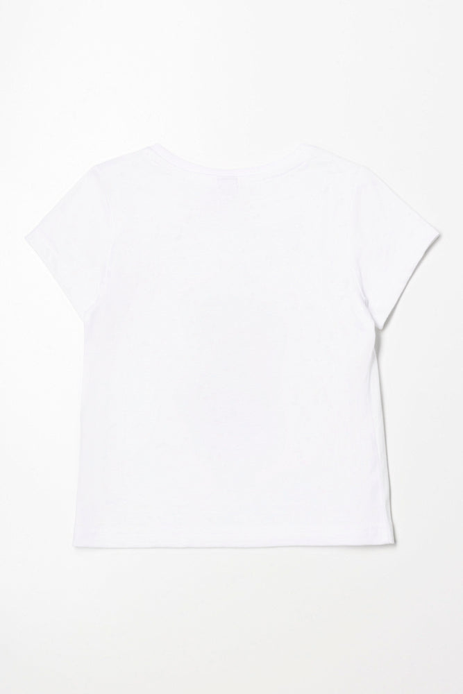 Dog Short Sleeve T-Shirt White (2)