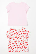 2 Pack T-Shirt Pink (3)