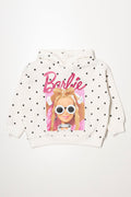 Barbie Spot Hoodie White