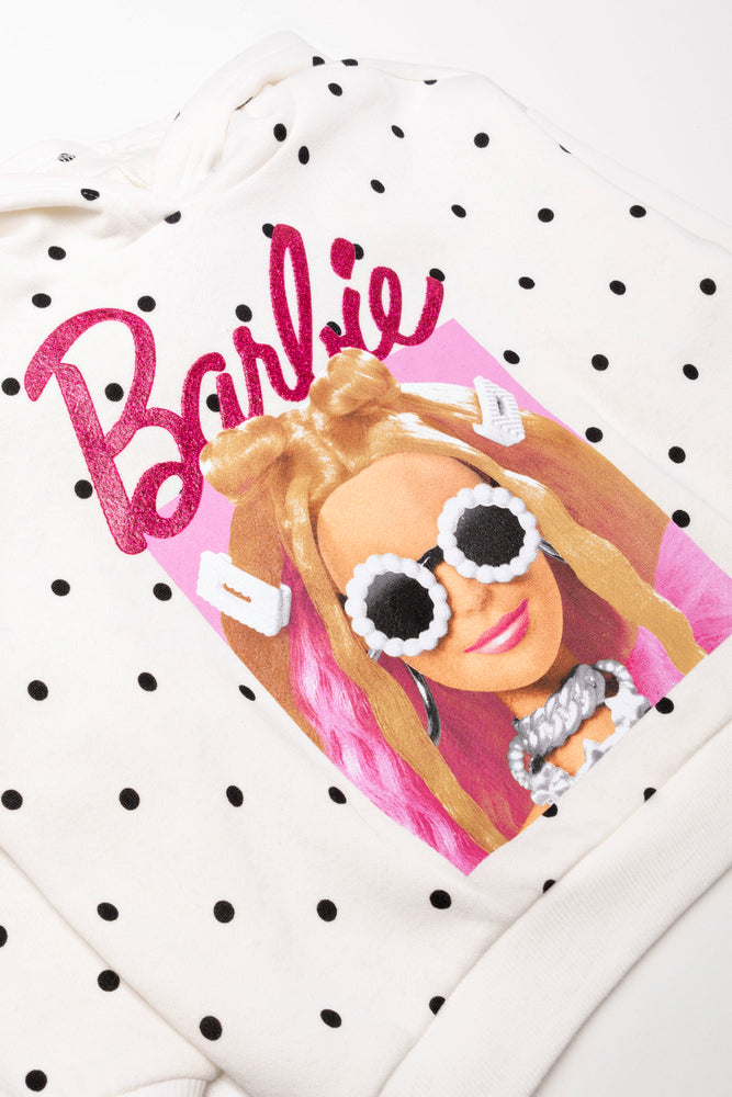 Barbie Spot Hoodie White (1)