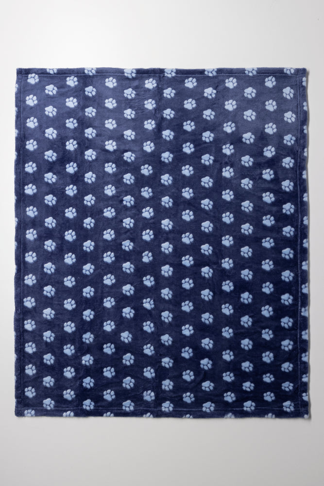 Puppy Toy And Blanket Natural And Navy (3)