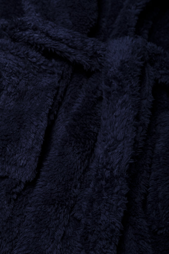 Shaggy Gown Navy (1)