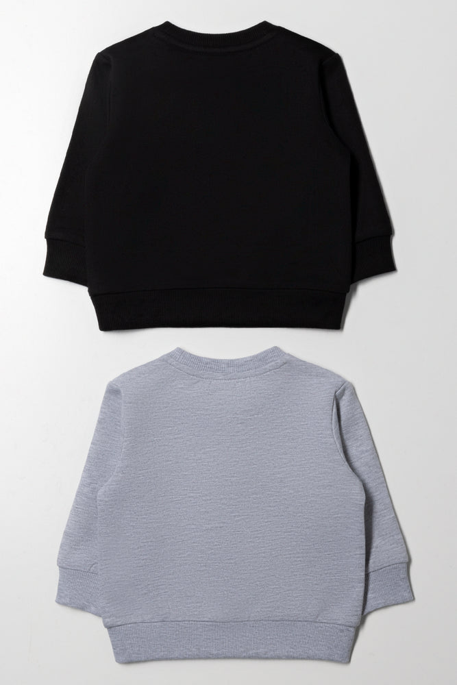 2 Pack Tracktops Black And Grey (2)