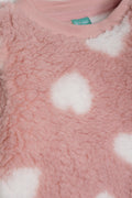 Fleece Heart Set Pink (1)