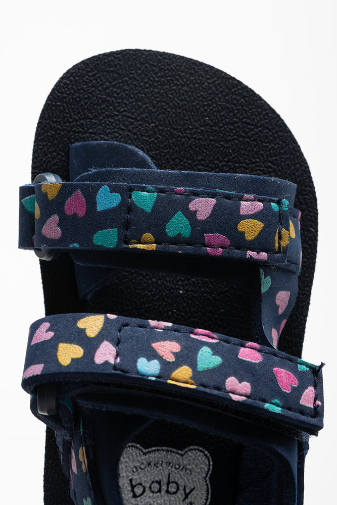 Heart Sandal Navy (4)