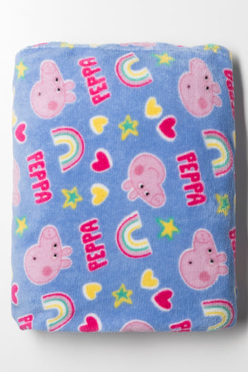 Peppa Pig Throw Blue