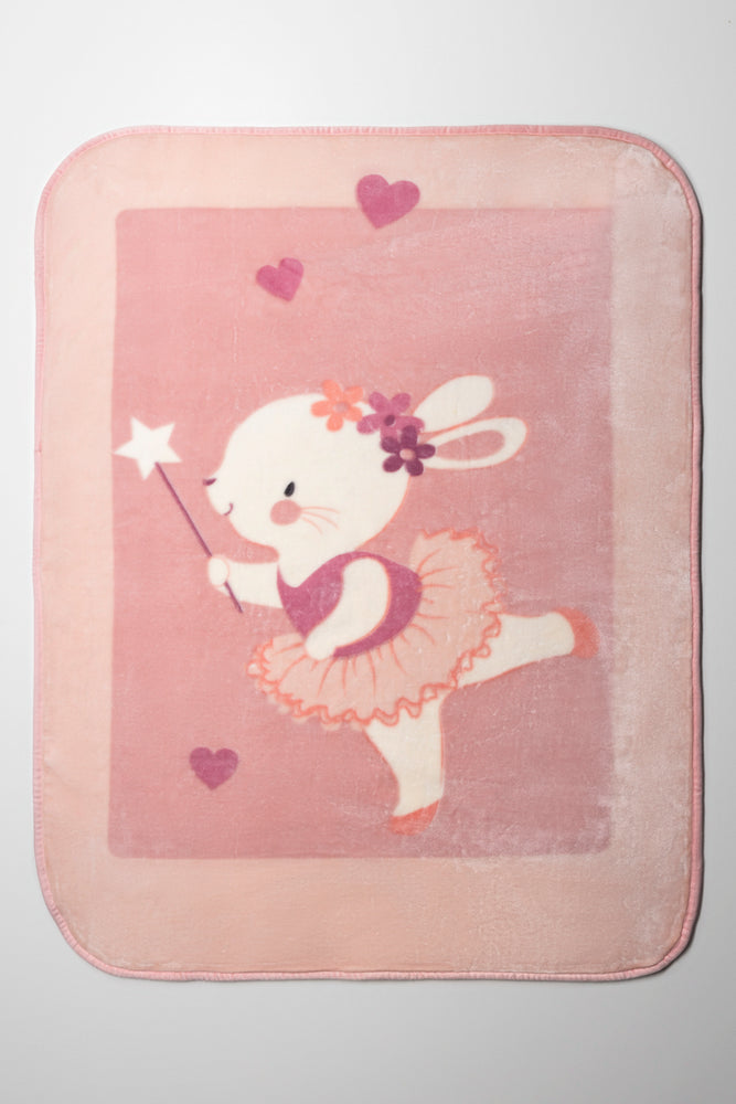 Ballerina Bunny Blanket Pink (2)