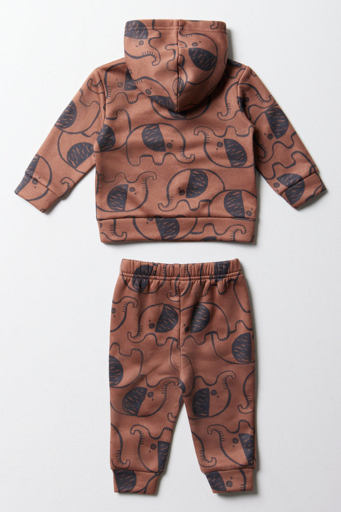 Elephant Tracksuit Brown (3)