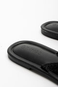 Weave Thong Sandal Black (3)