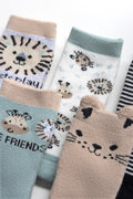 5 Pack Tiger And Friends Socks Multi (1)