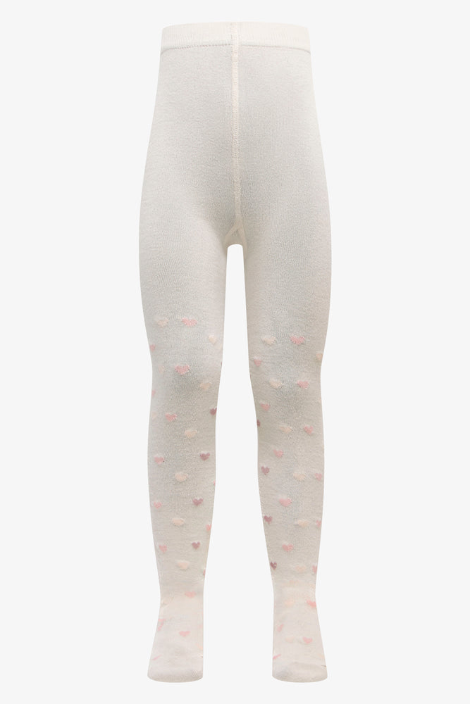 2 Pack Hosiery White & Pink