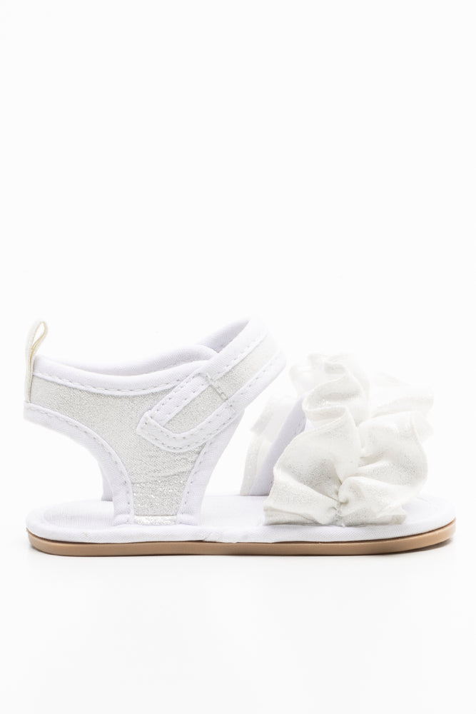 Frill Sandal White