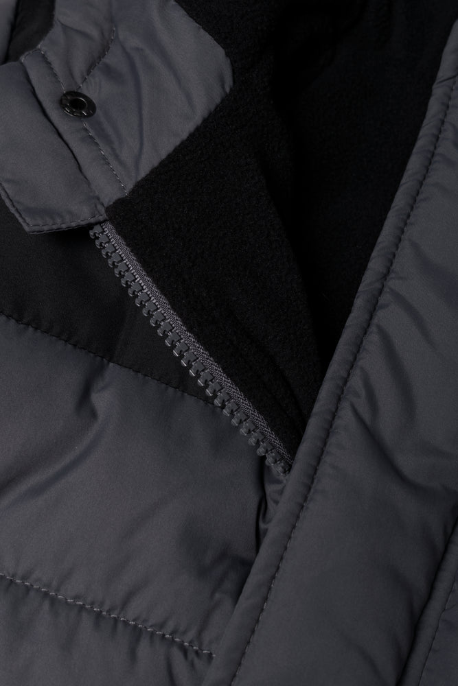 Spider-Man Puffer Parka Jacket Grey (1)