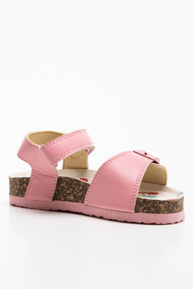 Cork Sandal Pink (1)
