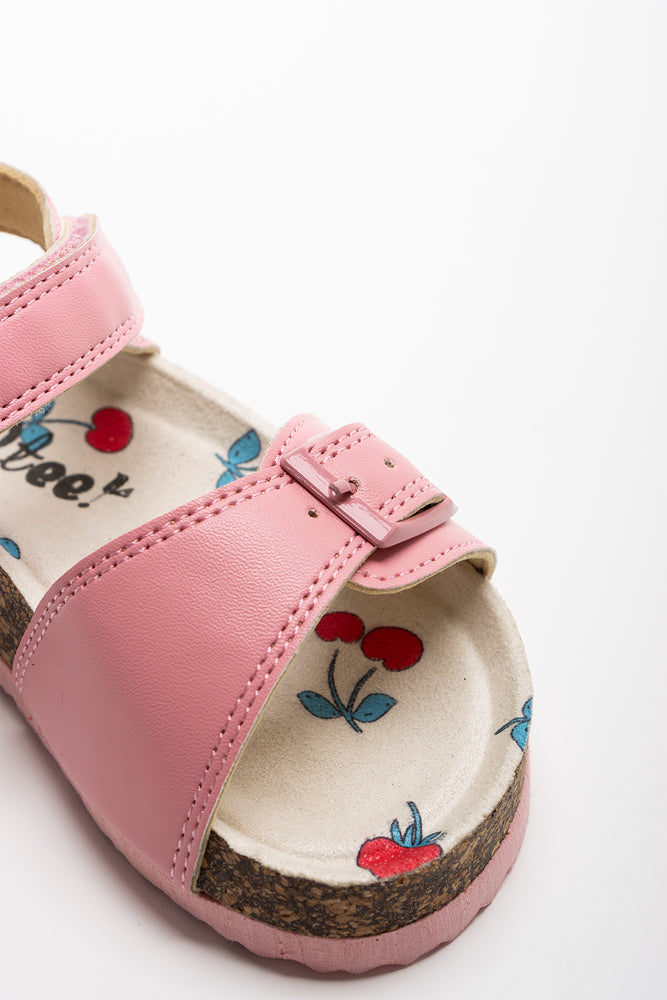 Cork Sandal Pink (2)