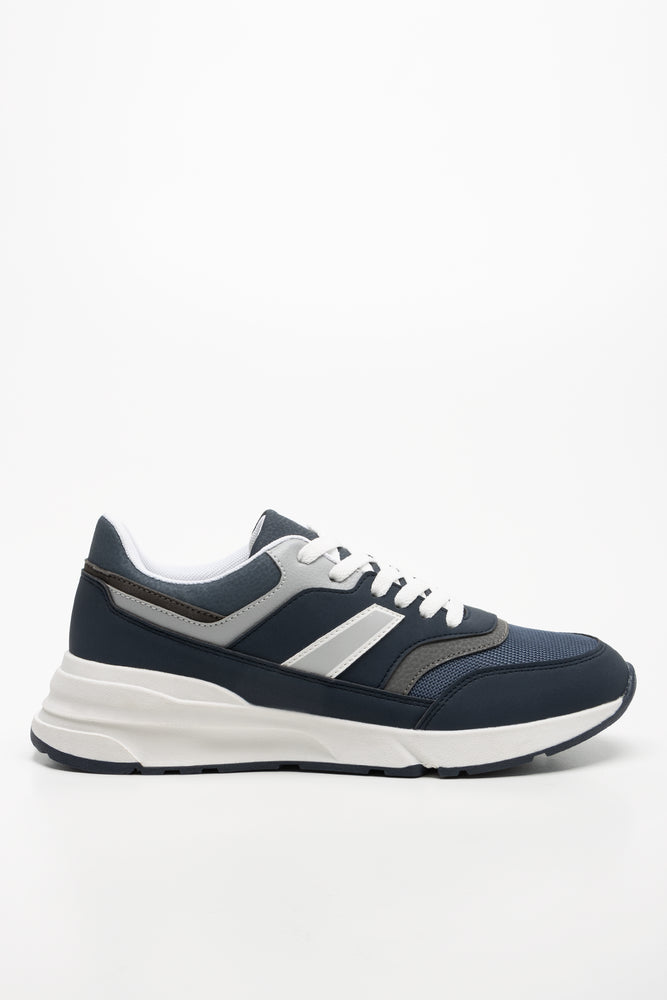 Retro Trainer Navy