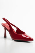 Slingback Heel Red (1)