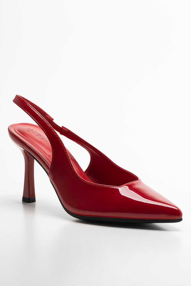 Slingback Heel Red (1)