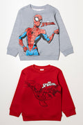 Spider-Man 2 Pack Tracktops Grey And Red