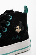 Mickey Mouse High Top Sneaker Black (3)