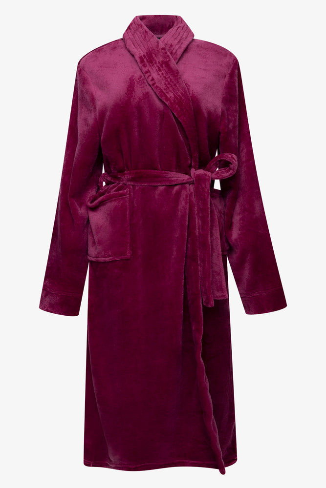 Shawl Collar Gown Purple