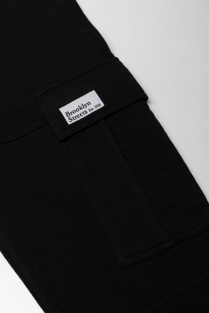 Cargo Trackpants Black