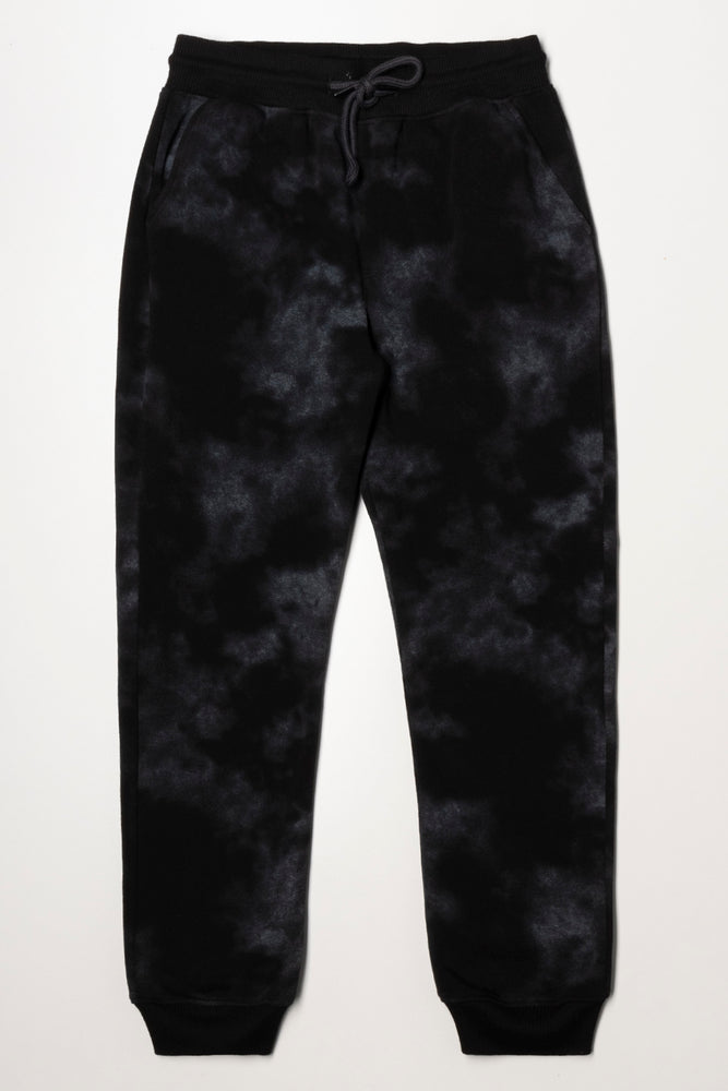 Tie Dye Trackpants Dark Grey