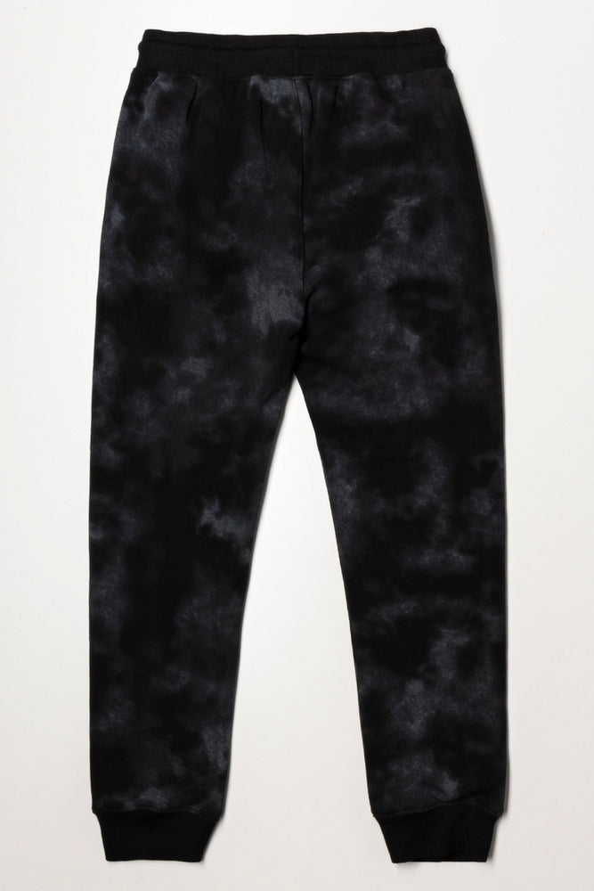 Tie Dye Trackpants Dark Grey (2)