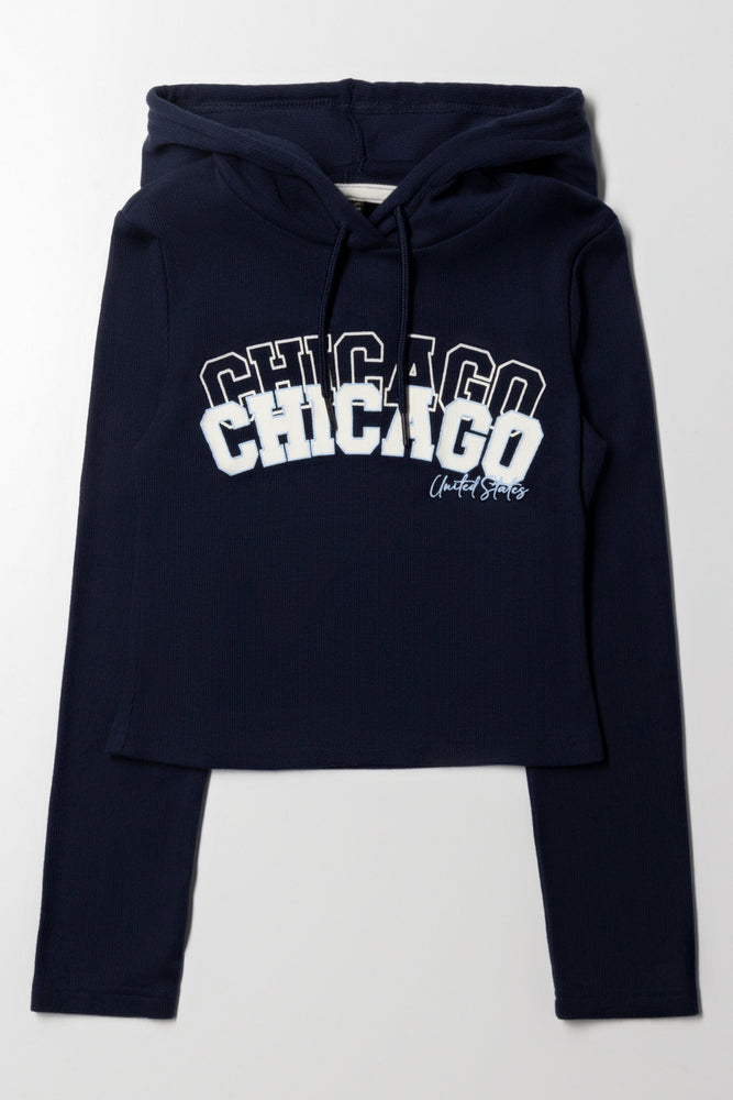 Chicago Hooded Top Navy