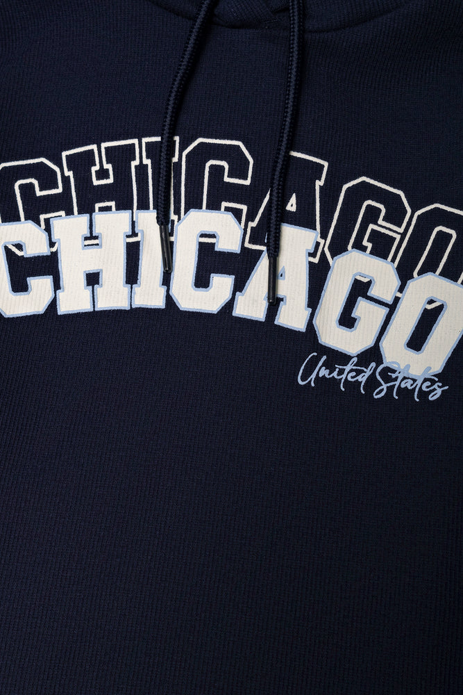 Chicago Hooded Top Navy