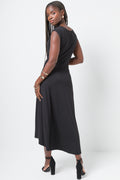 Fit And Flare Dress Black (2)