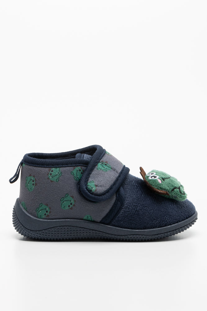 Dinosaur Slippers Navy (1)