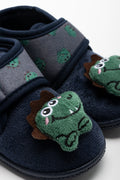 Dinosaur Slippers Navy (2)