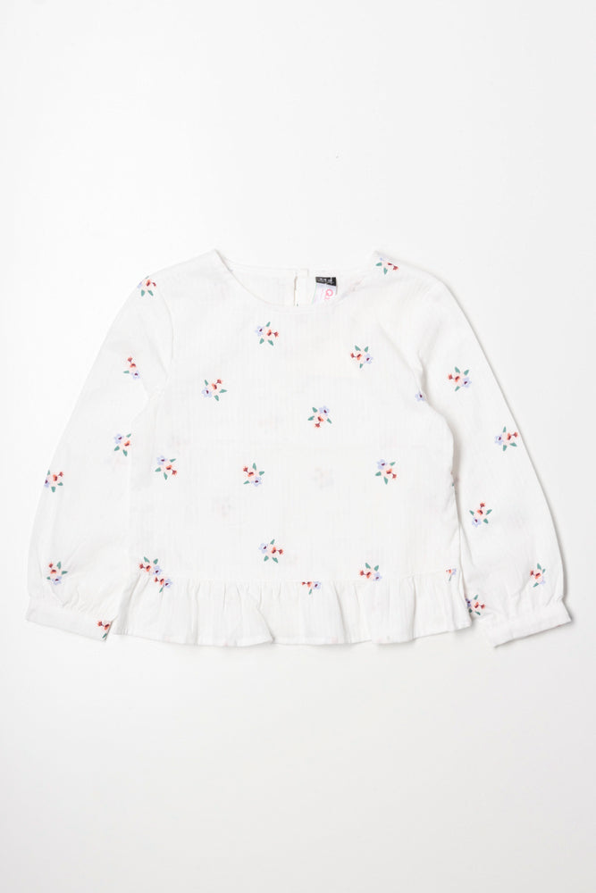 Shirt & Skirt Set White (1)