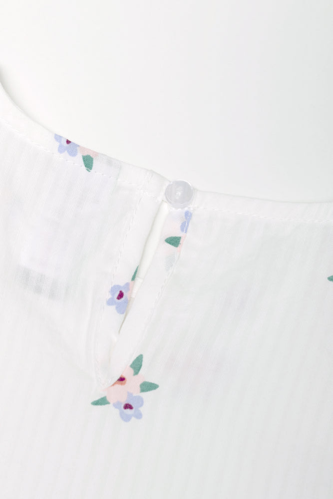 Shirt & Skirt Set White (4)