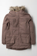 Hooded Parka Jacket Natural