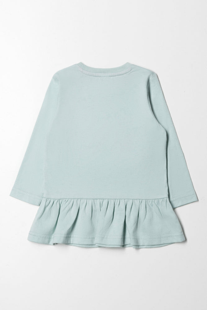 Peplum T-Shirt Green (2)