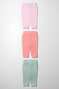 3 Pack Trackpants Green and Pink (2)