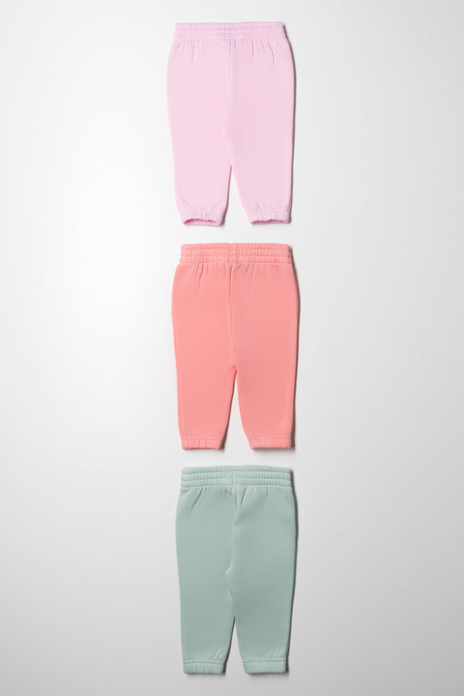 3 Pack Trackpants Green and Pink (2)