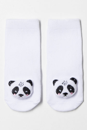 Panda Socks White