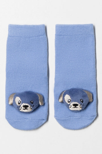 Puppy Socks Blue