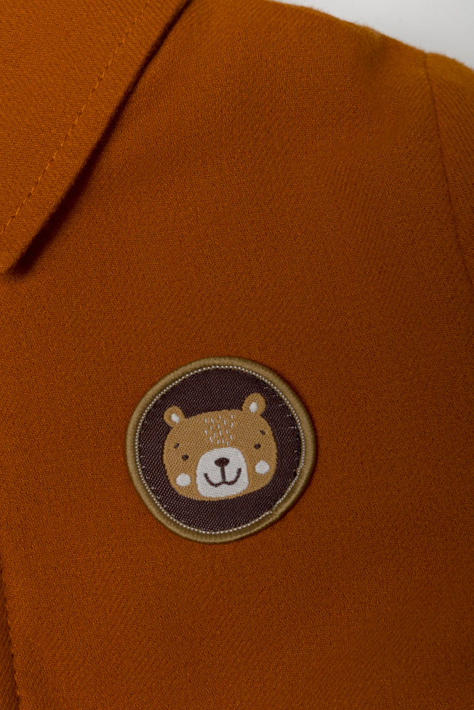 Hooded Shacket Brown (2)