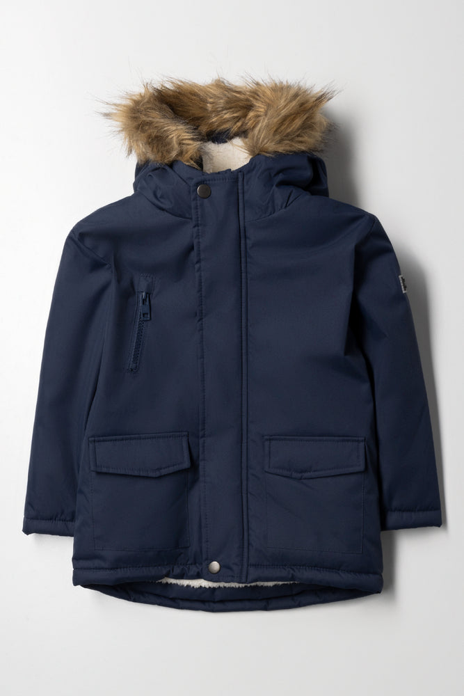 Hooded Park Jacket Navy