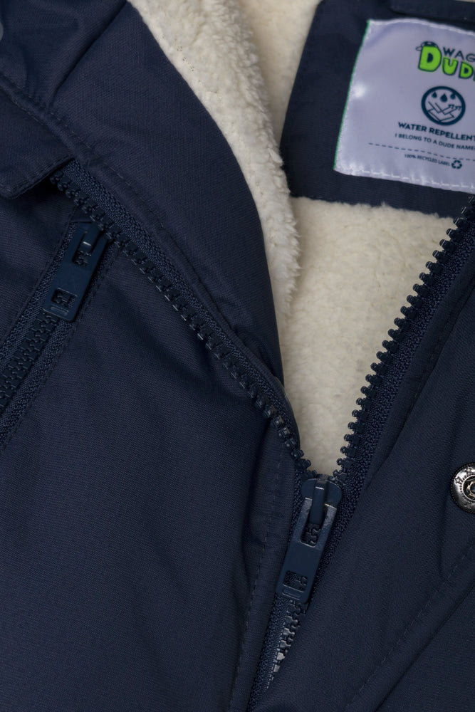 Hooded Park Jacket Navy