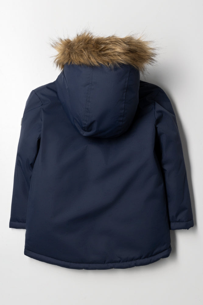 Hooded Park Jacket Navy (2)