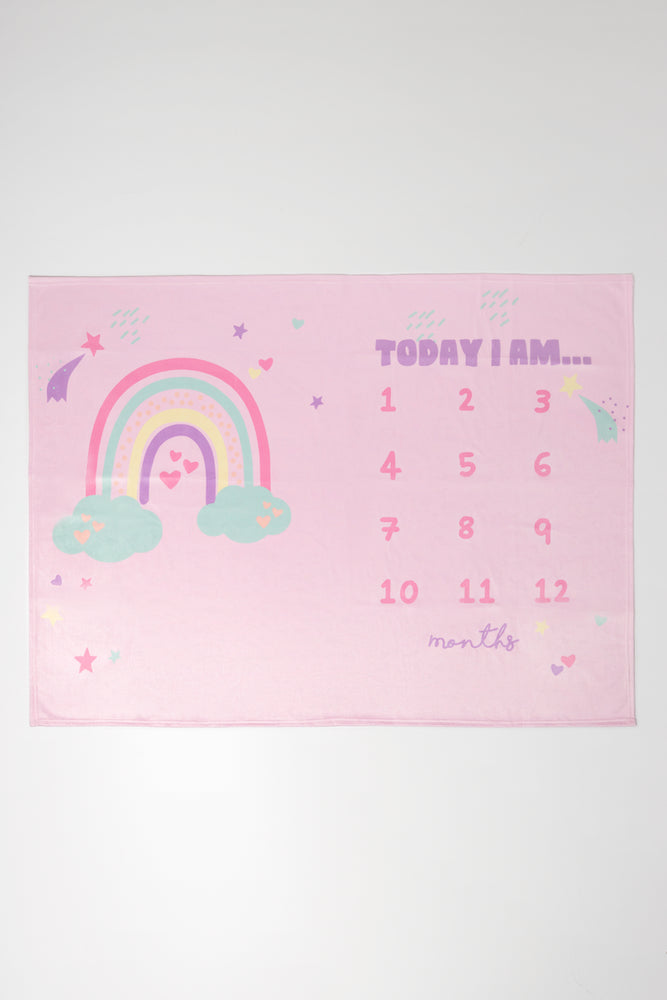 Rainbow Blanket Pink (2)