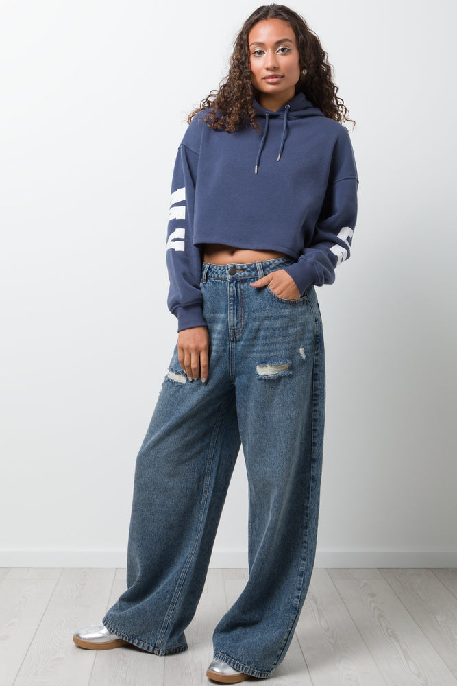 Wide Balloon Skater Jeans Light Blue (2)
