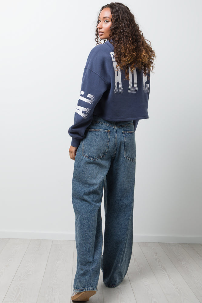 Wide Balloon Skater Jeans Light Blue (3)
