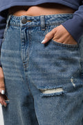 Wide Balloon Skater Jeans Light Blue (4)